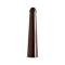 Ornamental bollard | steel tube � 168 / 96 mm | stationary, to be fixed by plugswith base plate 220 x 220 mm | without eyelet